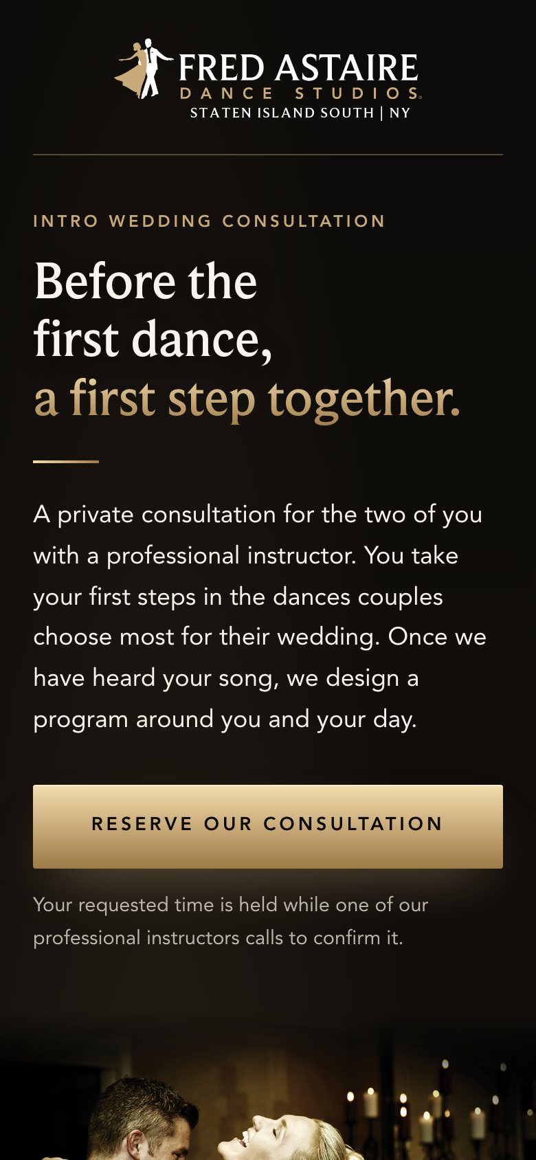 The real wedding consultation page